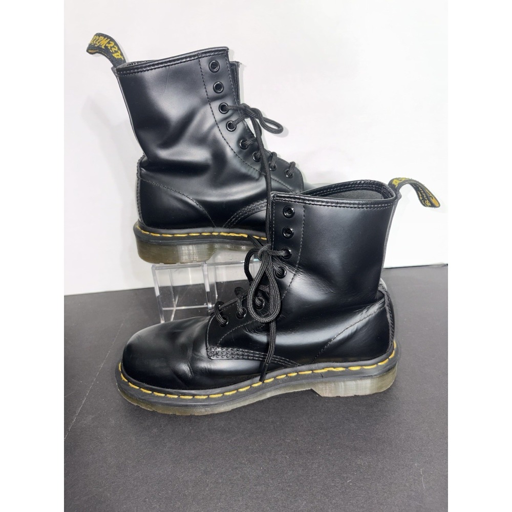 Dr. Doc Martens 1460 8-Eye Women's 6 US or 4.5 Youth Size Black Combat Boots